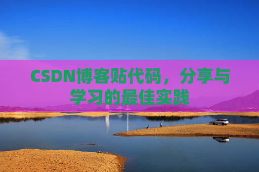 CSDN博客贴代码，分享与学习的最佳实践